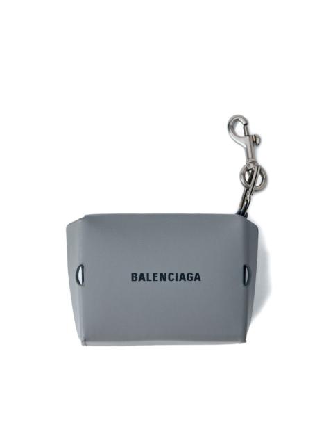 BALENCIAGA embossed logo key holder