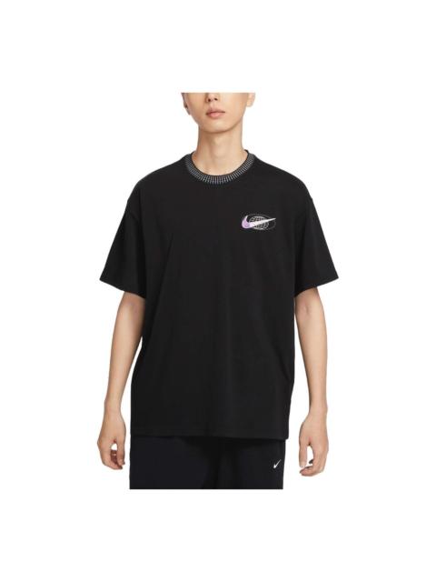 Nike Nike Sportswear Swoosh Graphic T-Shirt Asia Sizing 'Black' FV3759-010