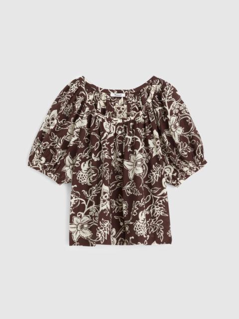 Madewell Puff-Sleeve A-Line Top