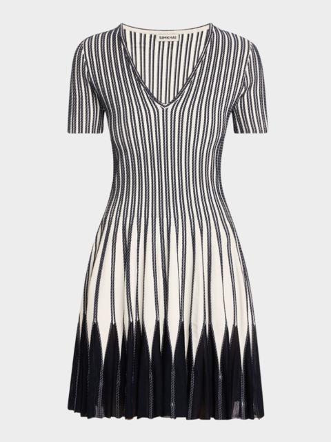 SIMKHAI Beckett Knit Mini Dress