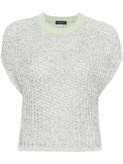 FABIANA FILIPPI open-knit sleeveless jumper