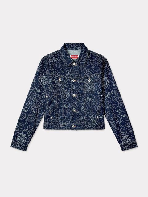 'KENZO Star Tiger' trucker jacket in japanese denim