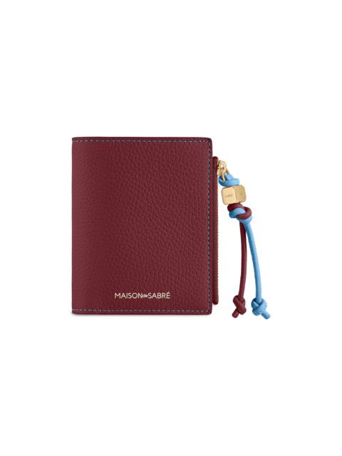 MAISON de SABRÉ Women's Leather Bifold Wallet - Plum Sky