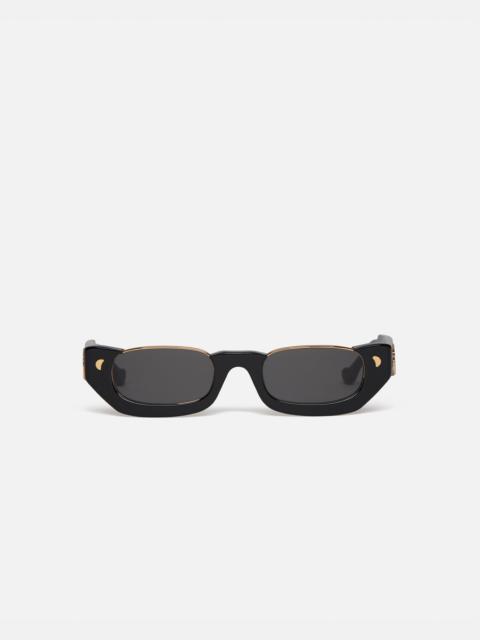 Nanushka Bio-Plastic Half-Moon Sunglasses