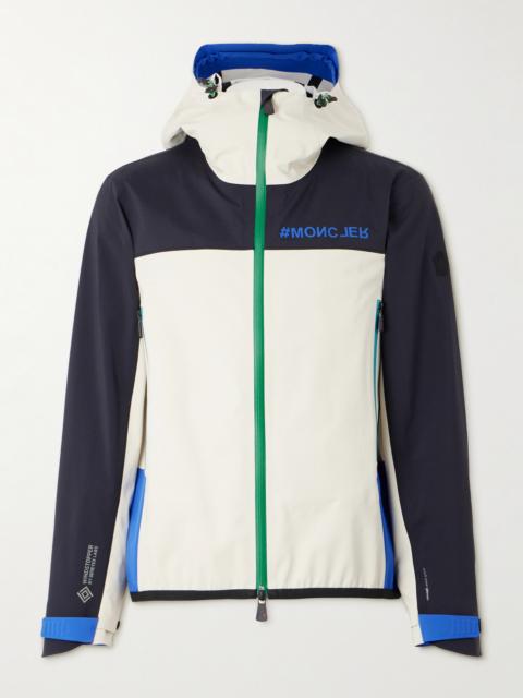 Moncler Grenoble Granges Colour-Block GORE-TEX™ WINDSTOPPER Hooded Jacket