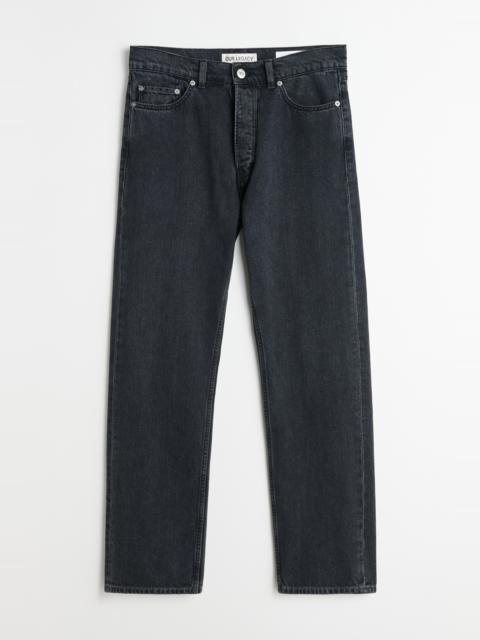 Our Legacy First Cut Washed Black Denim