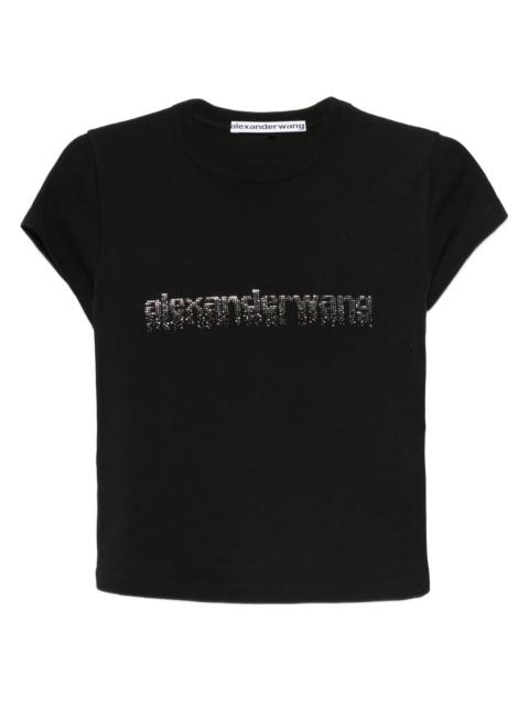 Alexander Wang Baby Tee with Hotfix Graphic