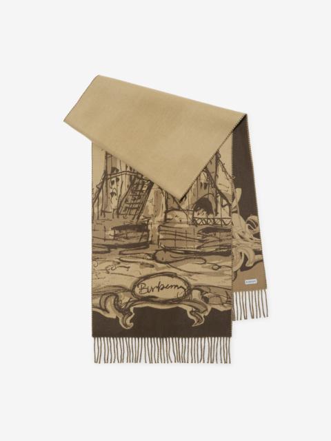 Tower Bridge Cashmere Scarf