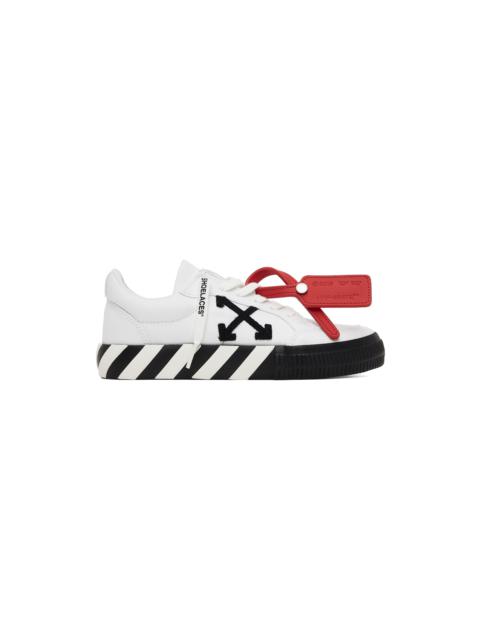 Off-White White & Black Vulcanized Low Sneakers