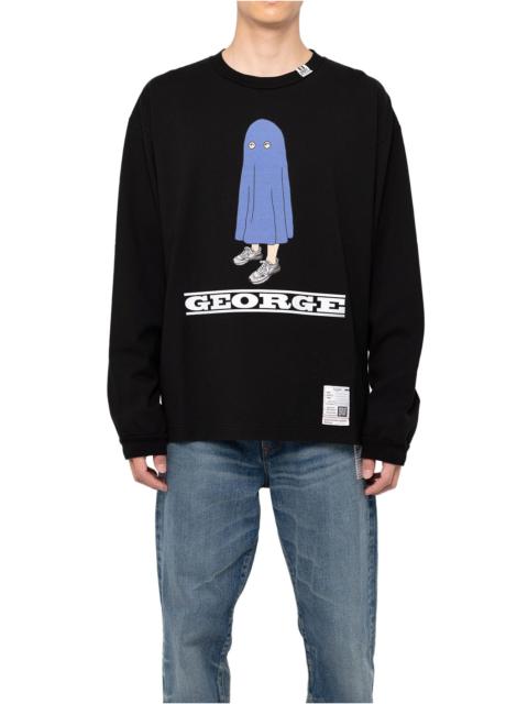 Maison MIHARAYASUHIRO GEORGE Printed Long Sleeve T-shirt