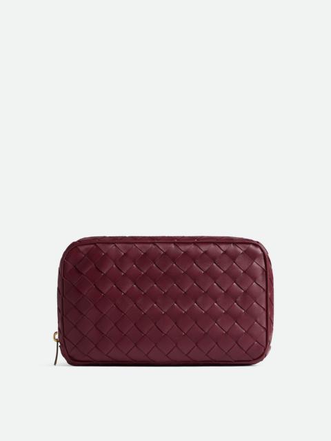 Bottega Veneta Medium Intrecciato Zippered Pouch