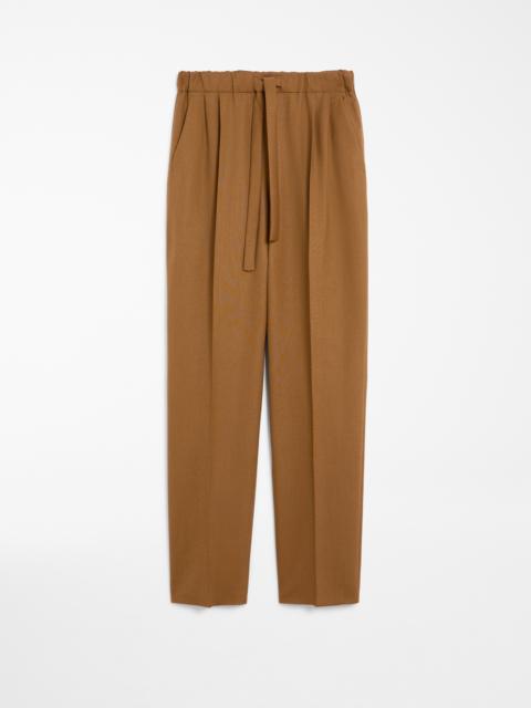 Max Mara EDERE Cashmere foulé trousers