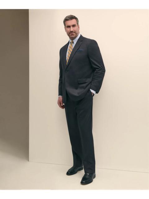 Brooks Brothers Big & Tall Stretch Wool Two-Button 1818 Suit