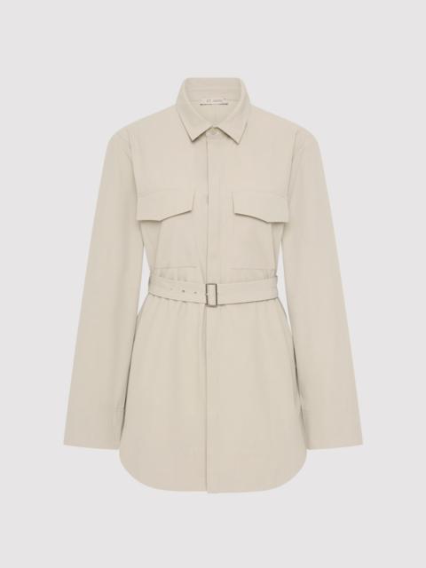 ST. AGNI Utility Shirt Jacket - Creme
