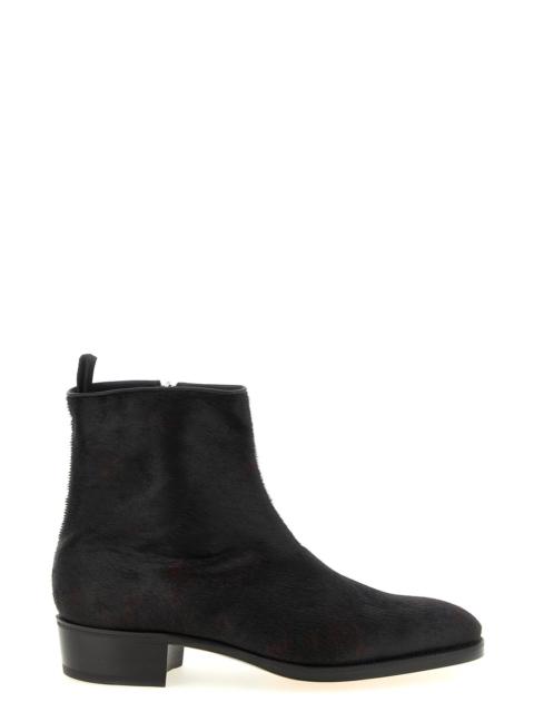 John Lobb 'Freddi Bristle Hide' Ankle Boots