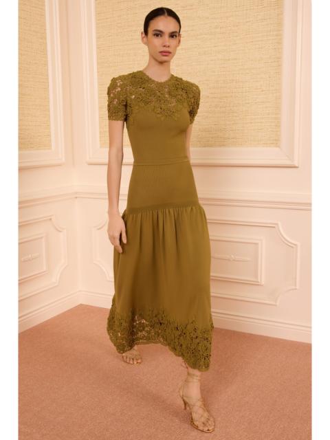 ULLA JOHNSON Leona Crochet Midi Skirt