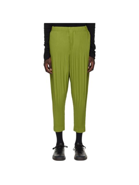 ISSEY MIYAKE Green Monthly Color December Trousers