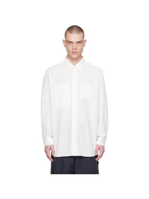 Engineered Garments White Work Shirt