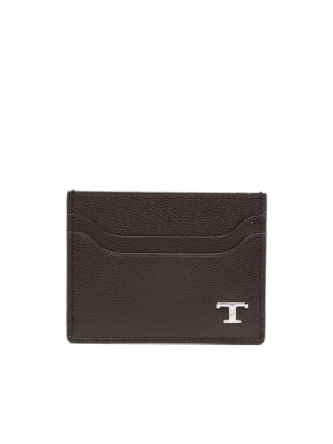 Tod's logo leather cardholder