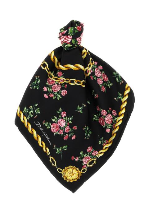 Dolce & Gabbana 'Mazzolini di Rose' scarf
