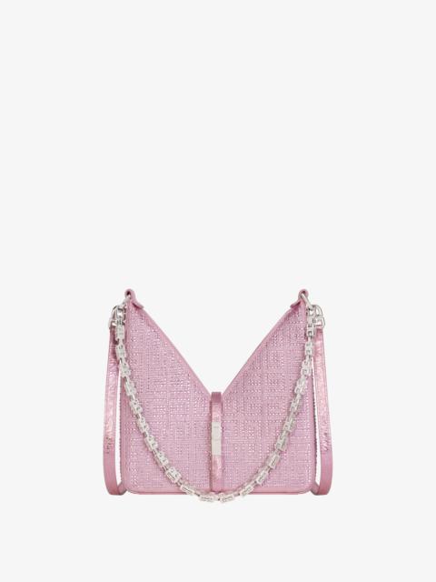 Givenchy MINI CUT OUT BAG IN 4G STRASS WITH CHAIN