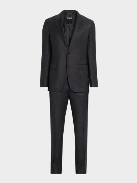 ZEGNA Men's Trofeo Wool Plaid Two-Piece Suit
