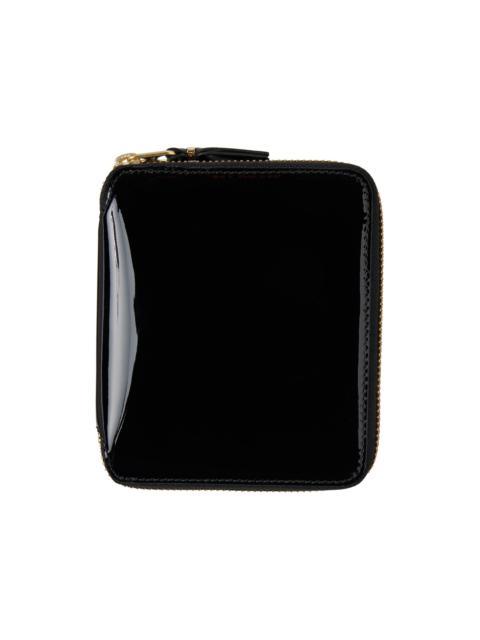 Comme Des Garçons Black Glossy Print Wallet