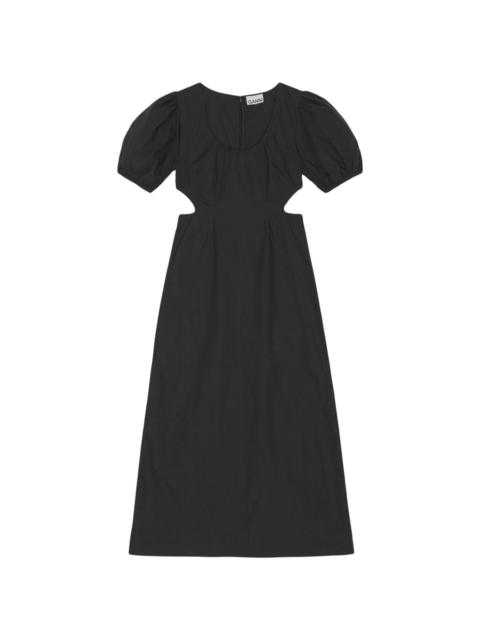 cut-out organic cotton dress