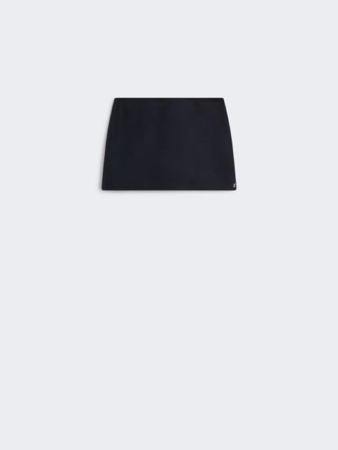 Sportmax Low-rise mini skirt - MIDNIGHTBLUE