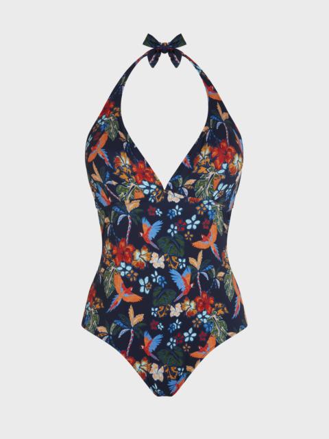 Vilebrequin WOMEN HALTER ONE-PIECE SWIMSUIT SALVA
