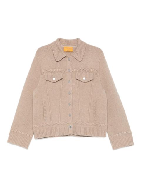 GUEST IN RESIDENCE flap-pocket knitted jacket