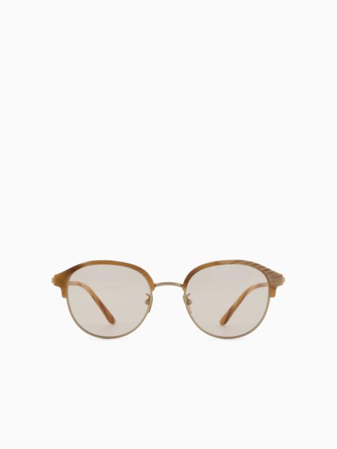 GIORGIO ARMANI Men’s Panto sunglasses