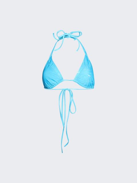 VETEMENTS Double Bikini Top Blue Splash