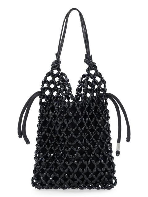 STAUD Women's Karla Crystal-Beaded Shoulder Bag - Black