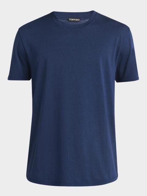 TOM FORD Men's Lyocell-Cotton Crewneck T-Shirt