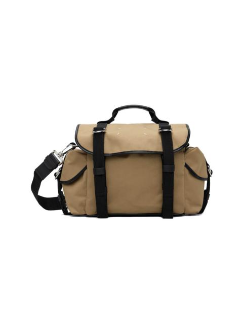 Maison Margiela Beige & Black High Tech Messenger Small Bag