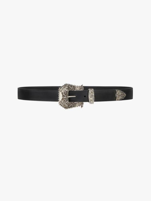 Givenchy COWBOY BELT IN LEATHER