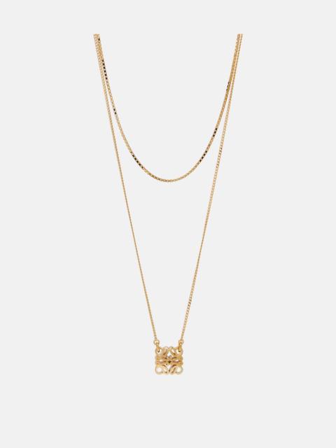 Loewe Anagram Bombé necklace