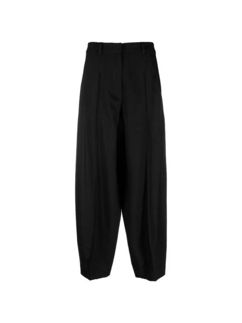 pleat-detail tailored trousers