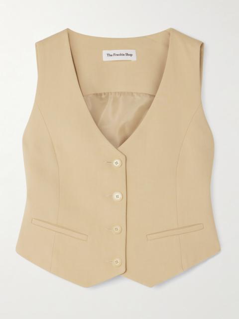 The Frankie Shop Roma Woven Vest