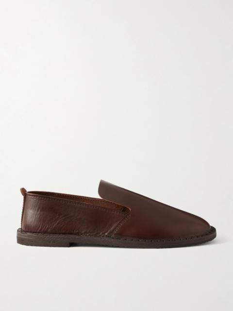DE BONNE FACTURE Steve Mono Leather Loafers
