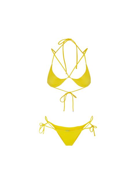 THE ATTICO SUNNY YELLOW BIKINI