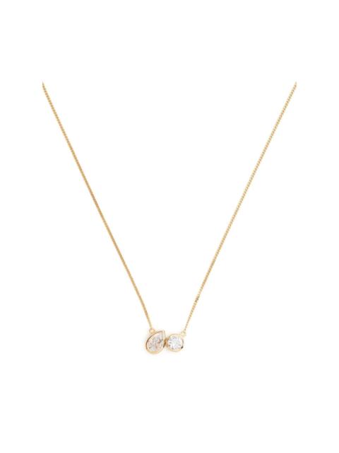 Completedworks crystal pendant chain link necklace