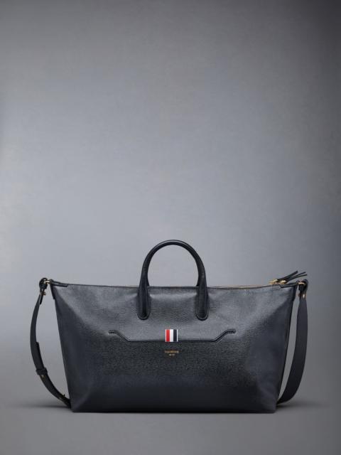 medium RWB stripe leather holdall