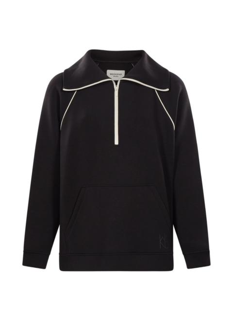 WEEKEND Max Mara piped half-zip sweater