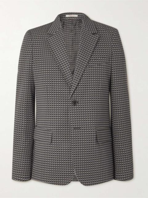 Printed Wool Blazer