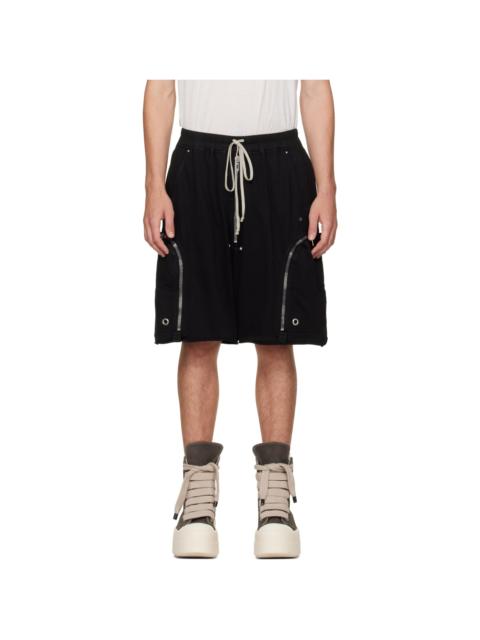 Rick Owens DRKSHDW Black Tower Bauhaus Shorts