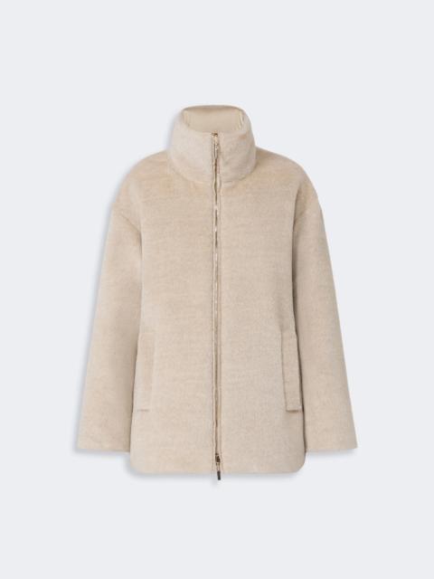 Max Mara ARANCIO Reversible wool and alpaca puffer jacket - ALBINO