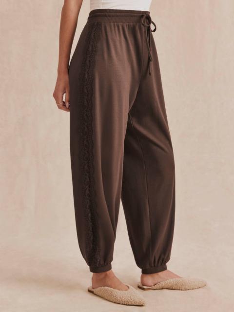 Splendid Supersoft Lace Trim Jogger