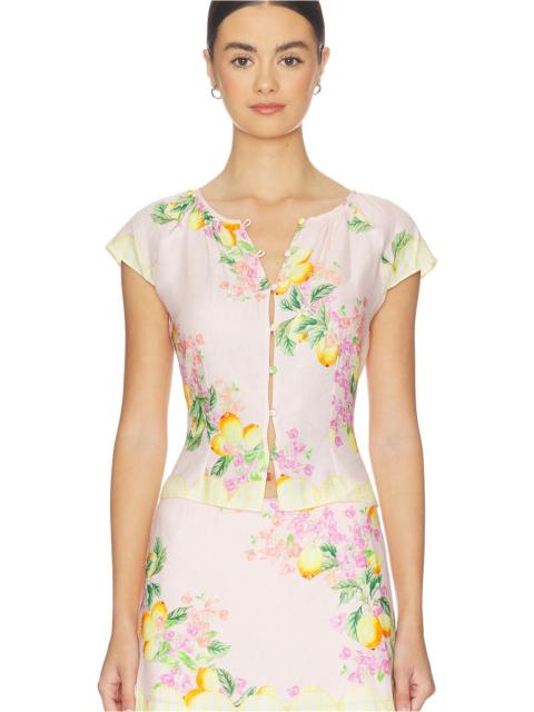 AMANDA UPRICHARD Pinto Top in